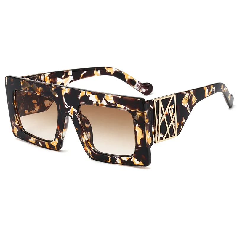 

Fashion Luxury Designer Wholesale 2021 Trendy Newest Oversized Shades Sunglasses Women 2021, 7 color