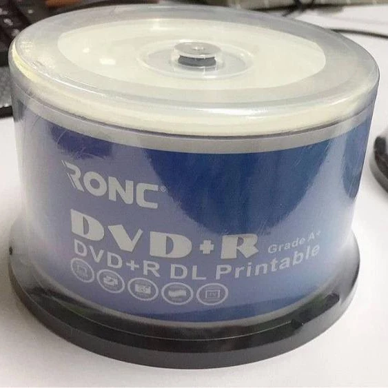 

200min 8.5 gb dvd disc white inkjet printable DL DVD+R DVD