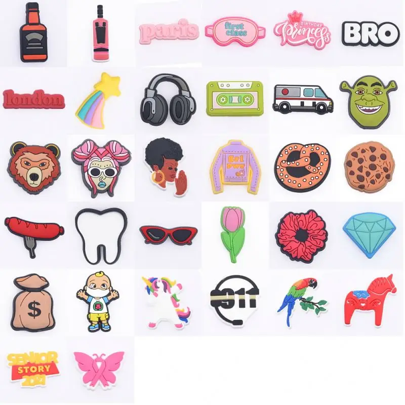 

life style PVC Shoes croc buttons Sandals Charms for clog shoes