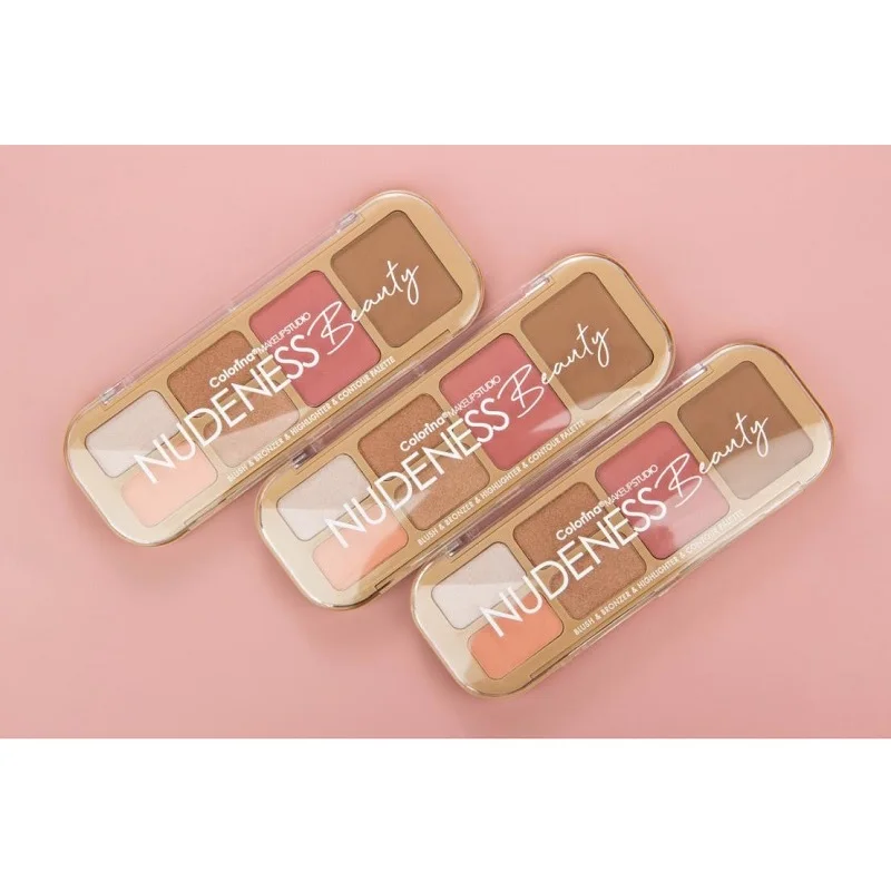 

Top quality cheap wholesale contour palette smooth matte 6 colors bronzer palette for selling, 1 sets