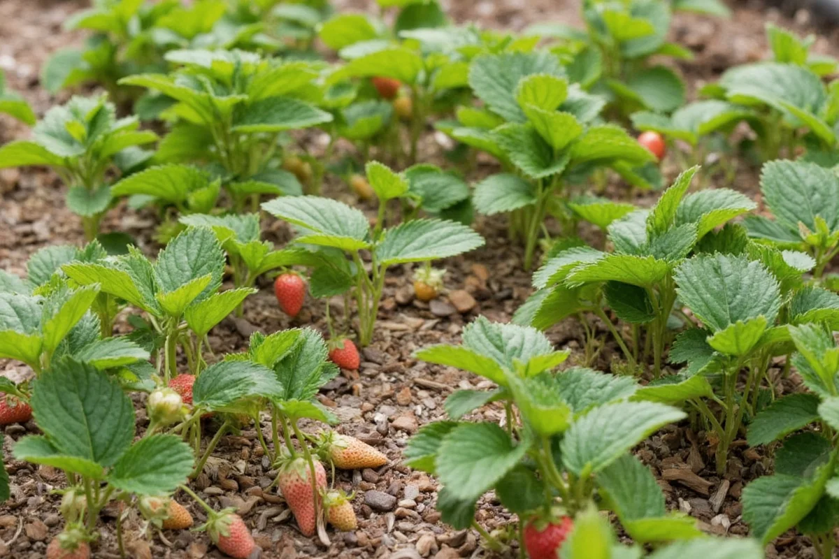 how to cut back strawberry plants