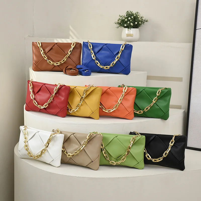 

Wholesale Handbags 2022 new purses and handbags fashion Shoulder Crossbody Chain Bag Braided Women's Bag, Customized color