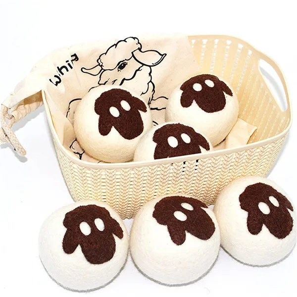 

High quality wool dryer balls washing machine ball hair removal laundry & ball wash Laundry Products, Custom color