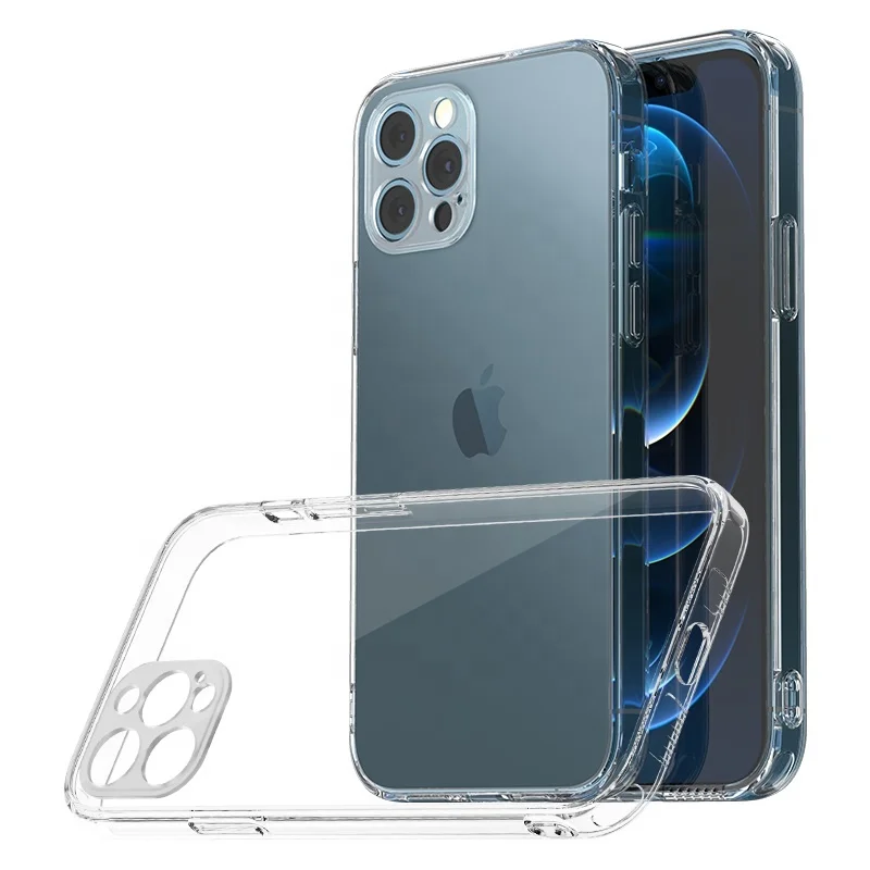 

Mobile Accessories Clear Shock Proof Back Cover Acrylic TPU Phone Case Bag for Apple iPhone 12 Pro 11 Max XS XR X 8 Plus mini SE
