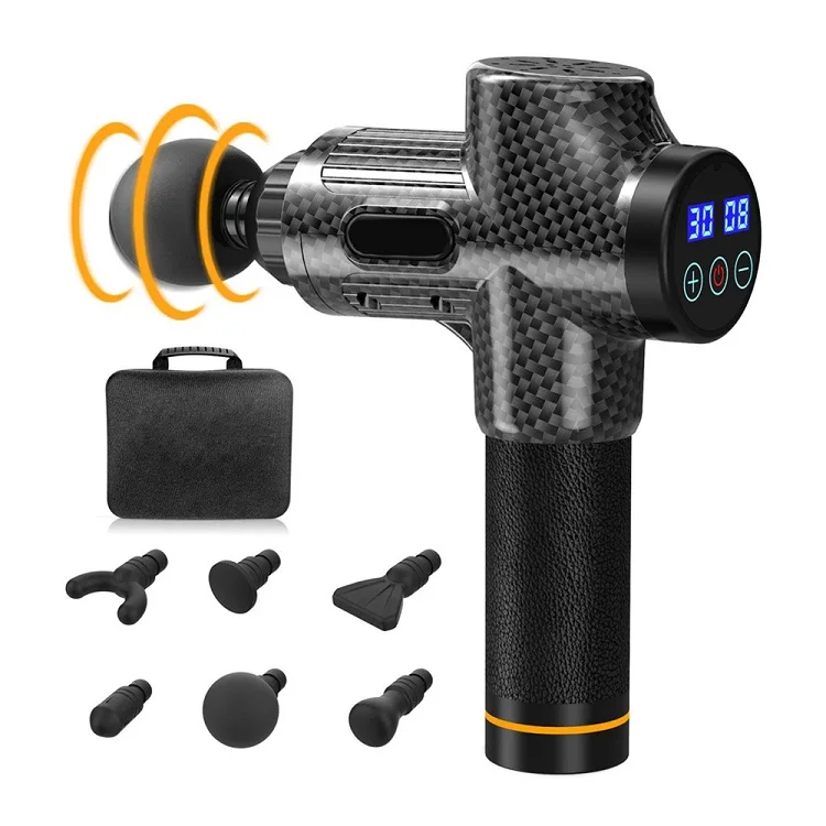 Led Cordless Abs Stimulator Handheld Massage Gun With Muscle