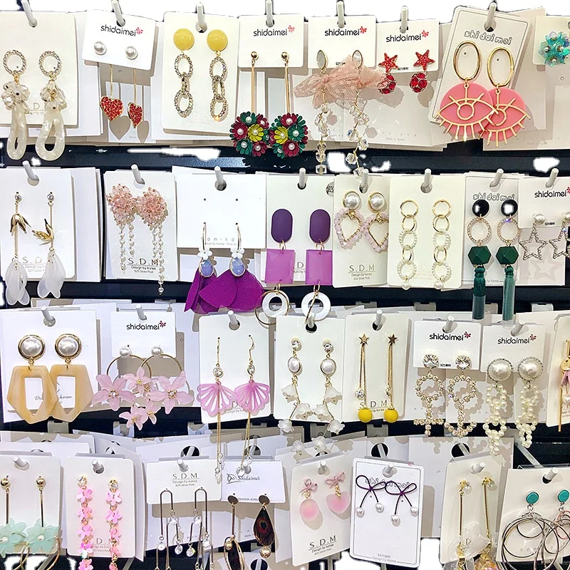 

PUSHI wholesale latest designs hot selling lot earring on sale women batch assorted earrings mixed