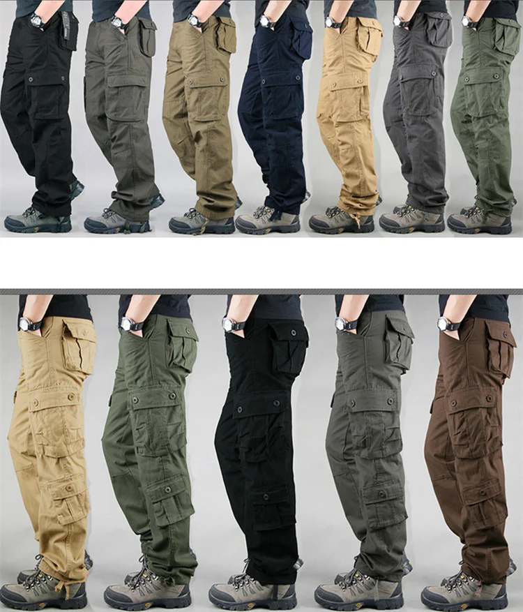 

Muliti Pockets Cheap Tactical Cargo Pants for Men Casual Dressing, Picture