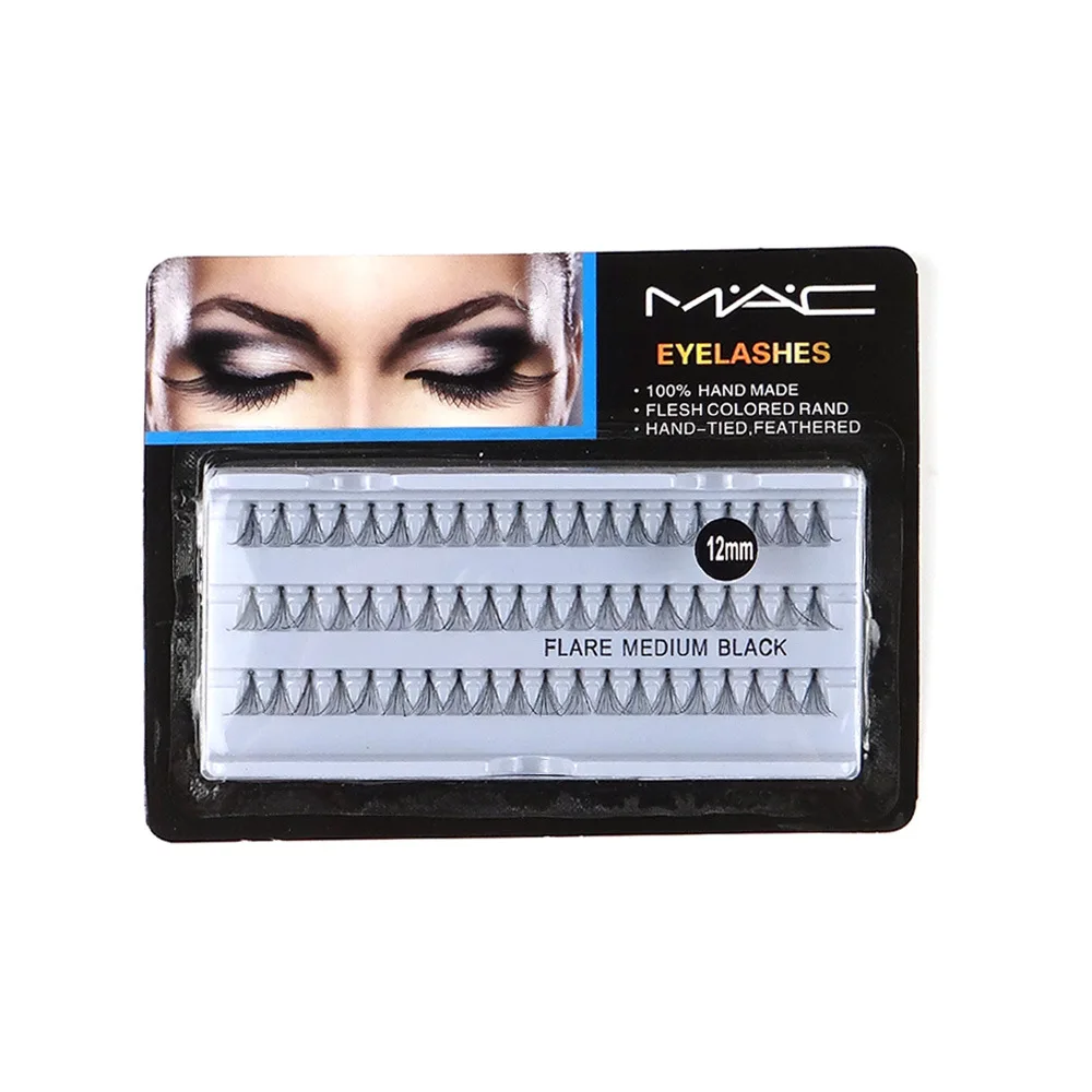 

Wholesale 60 Root Curl Individual Eyelashes Extension Soft False Lashes For Mac, Black color