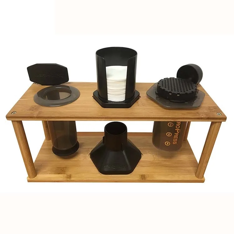 

Bamboo Caddy for Aeropress Coffee Maker, Natural bamboo