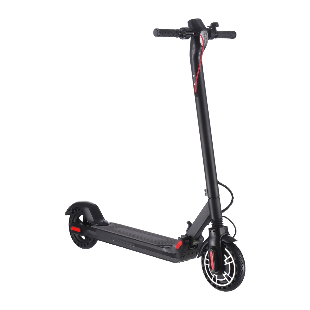 

IPX4 Waterproof Folding Electric Scooter 8.5 inch Tires 350 Watt Brushless Motor and Cool LED Light With Two Wheels, Customized color