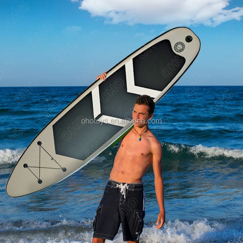 

10.5ft Stand Up Paddle Board Inflatable In Stock 320CM Grey Air SUP Water Sports Surfing Yoga Board With Pump Accessories