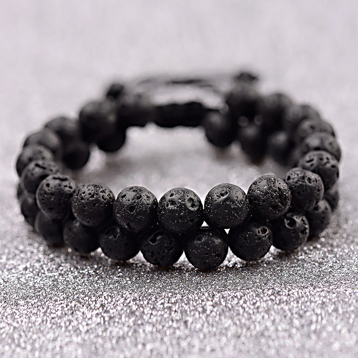 

Fashion Black Lava Stone Beads Bracelet Men Homme Ethnic Yoga Double Layer Turquoises Strand Bracelets Bileklik Pulseras Hombre, Multi-colors