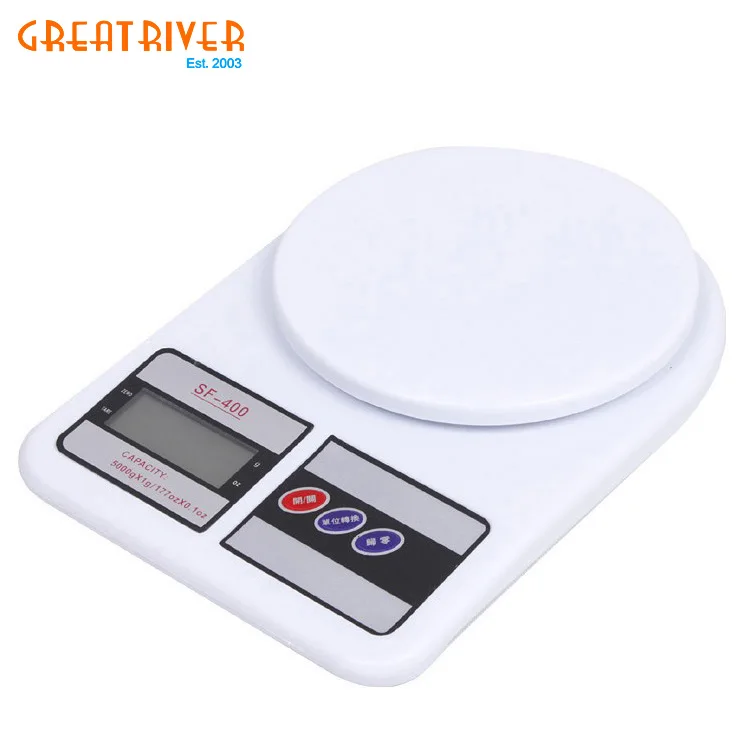 

Wholesale Weight/Tare/Unitchange Features Digital Kitchen Food Scale, White