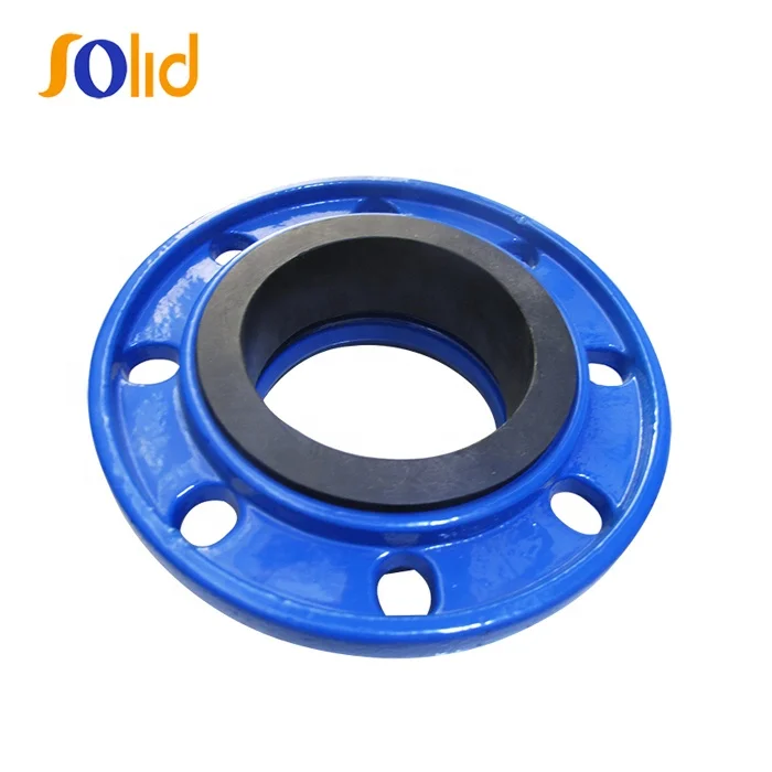 Ductile Cast iron pipe fitting Quick Flange Adaptor Joint For PE Pipe