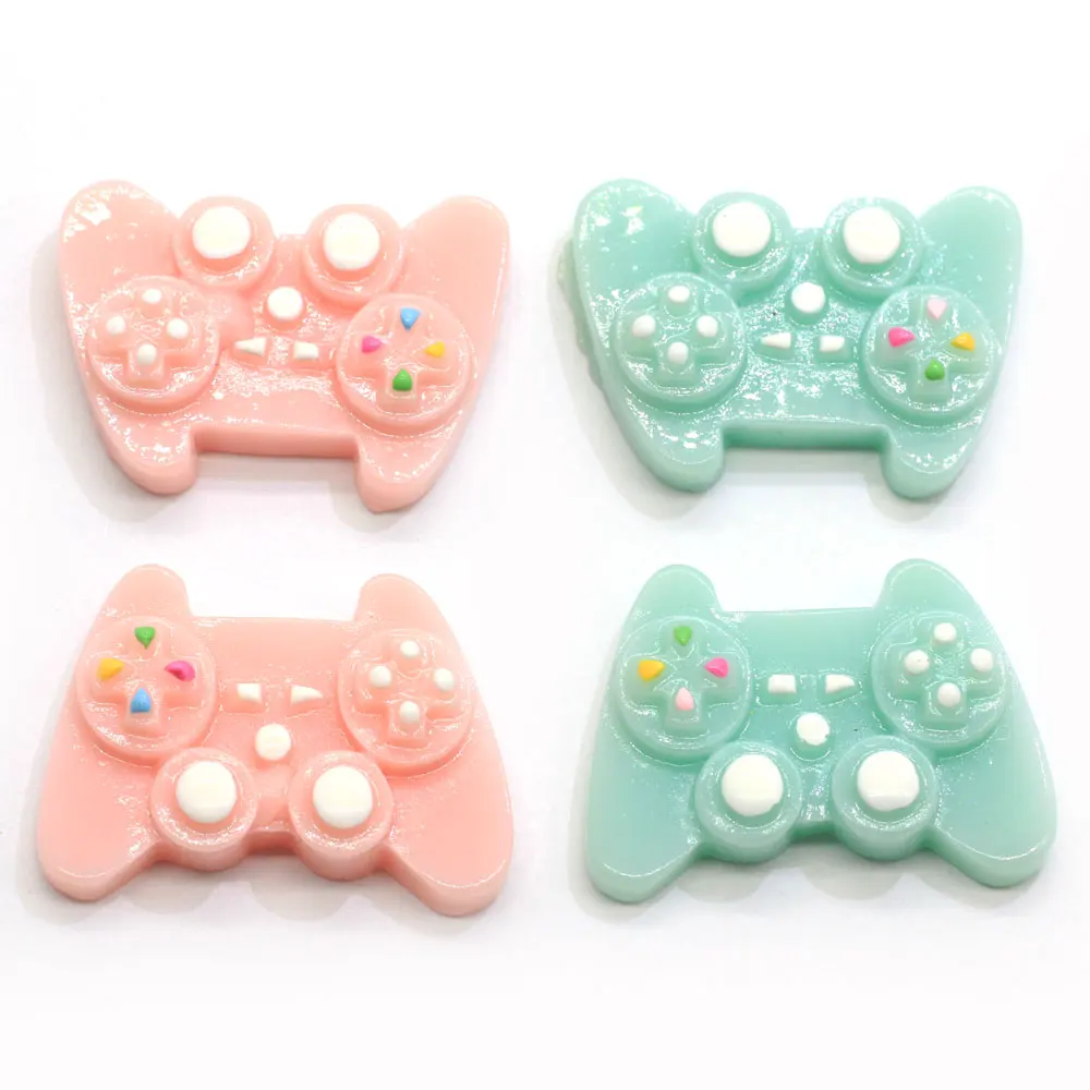 Kawaii Video Game Controller Resin Flatback Cabochon Craft for DIY Phone Case Hair Bow Decoration