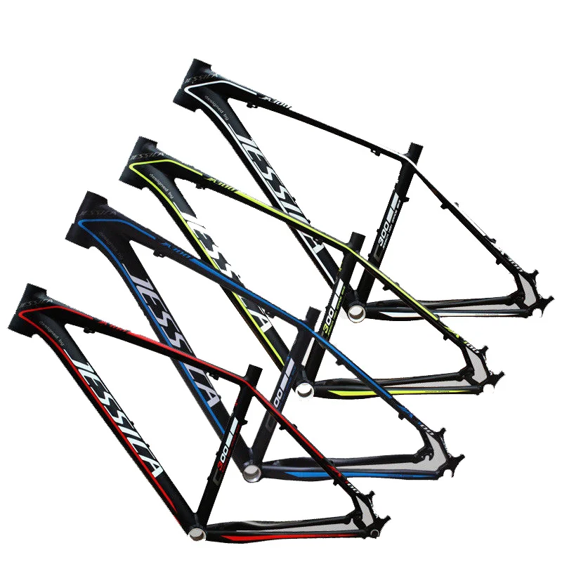 

Aluminum Alloy 7005 MTB BMX Bicycle Frame 15.5/17 inch 26er Superlight Tapered Tube Mountain Bike Frame Other Bicycle Parts, White/red/blue/green
