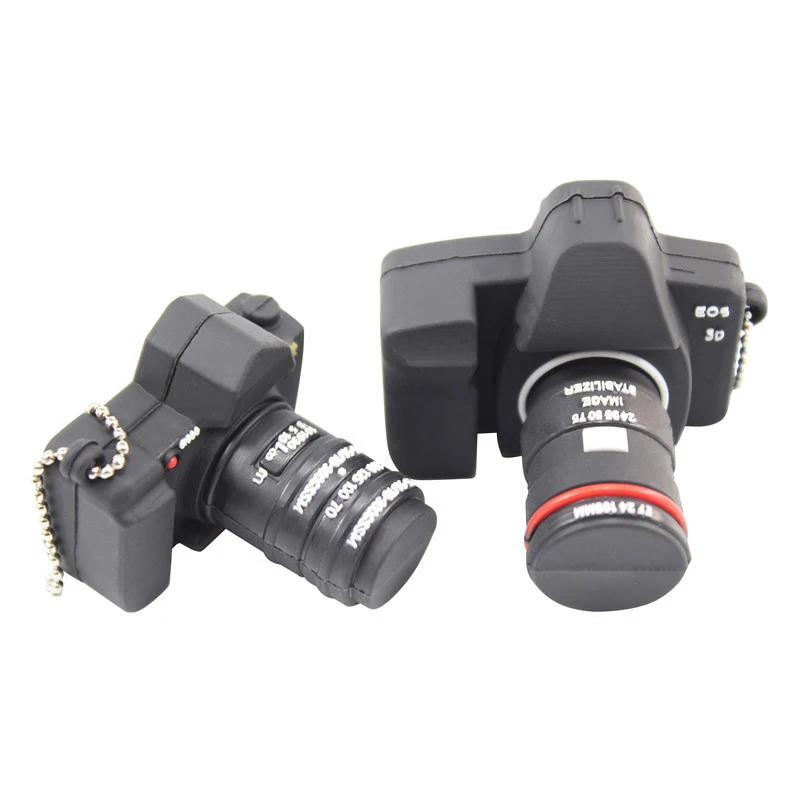 

Hot Selling Camera Shape PVC Usb Flash Drive 1GB-64GB pendrive camera design