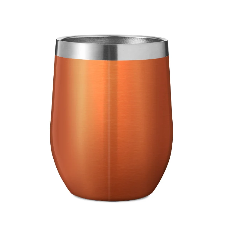 

In stock 4-pack set 12 oz tumbler stainless steel double wall insulated wine tumbler with BPA free lid, Customized color