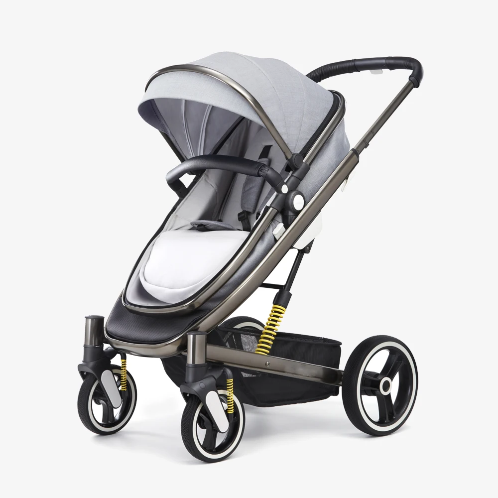 

Baby Stroller 3 in 1 pram carriages Foldable poussette carrinho de coches para bebe kinderwagen Stroller Baby Stroller for Baby, Grey/red/customized color