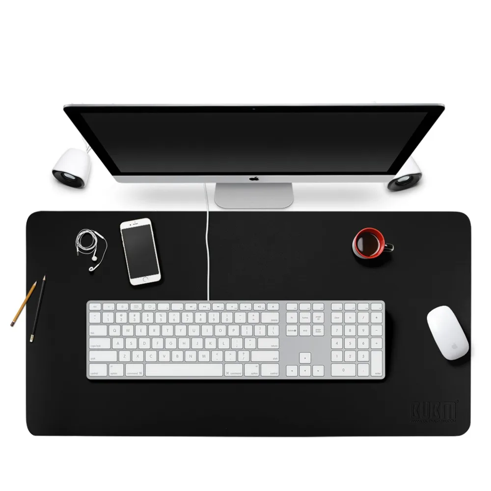 

BUBM Popular Use PU Leather Deskpad Mat Laptop Full Desk Mouse Pad