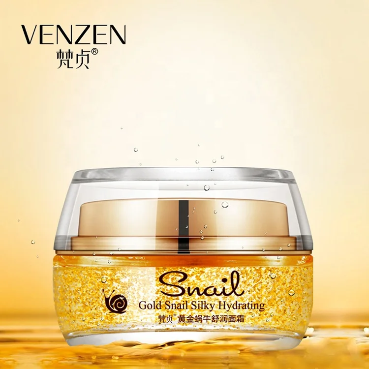 

OEM VENZEN moisturizing nourishing anti aging collagen gold snail eye cream