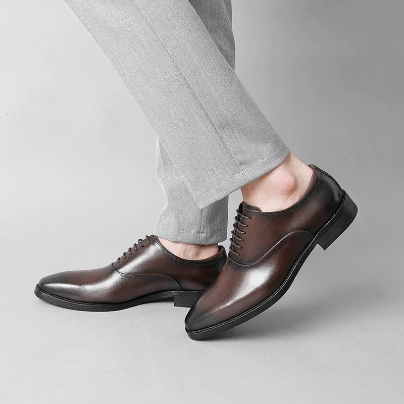 

Top Quality Handmade Men's Formal Official Leather Shoes Office Executive Dress Shoes