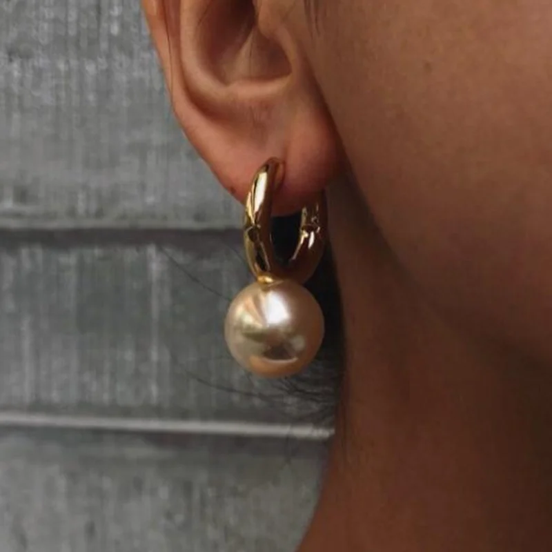 

High Quality Large Pearl Earrings