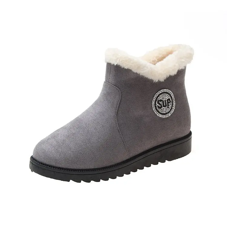 

Artificial Wool Material Multi-Size Warm Fashion Snow Boots Custom Logo Shoes