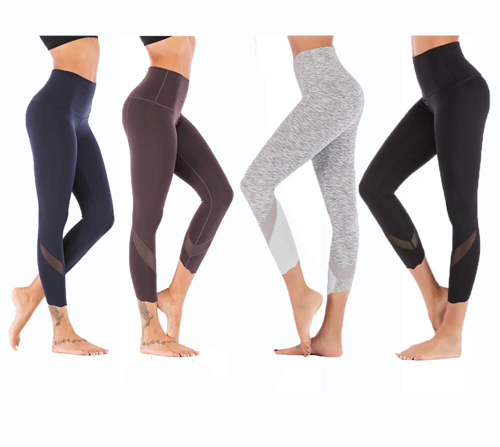 

New yoga pants women high waist hip lift sports running fitness yoga leggings wholesale