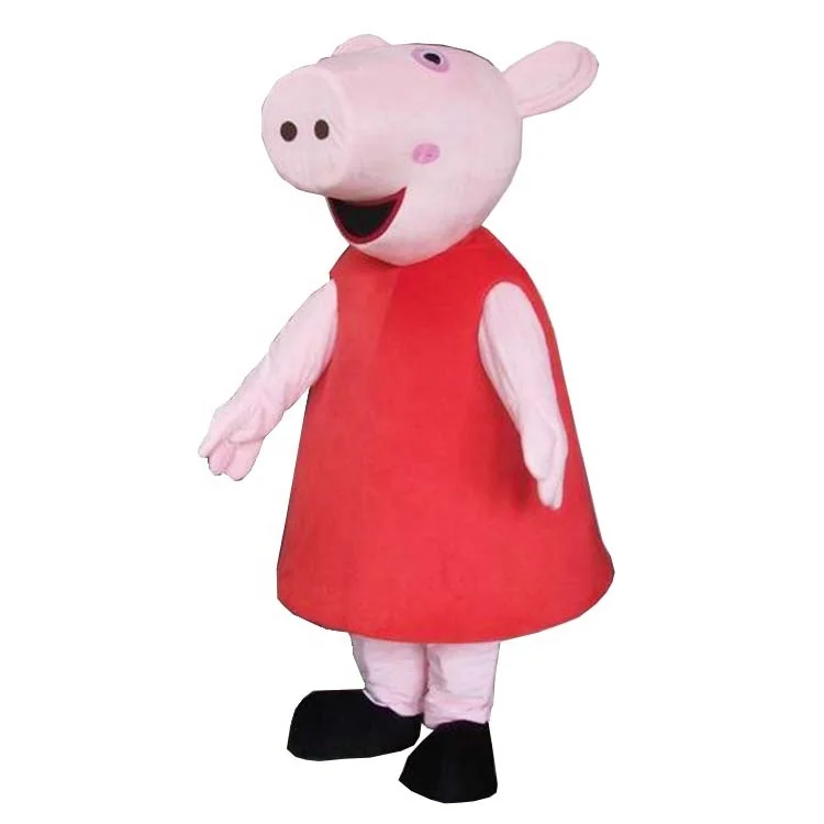 

Lovely pink pig mascot costume for sale