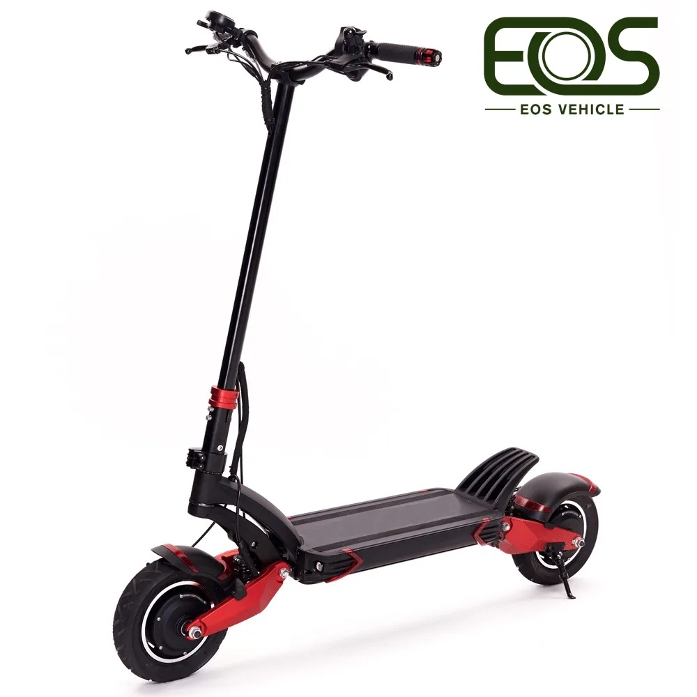 

10inch 2000W dualtron motor powerful electric scooter for adult with folding portable comfort double brakes on sale, Black