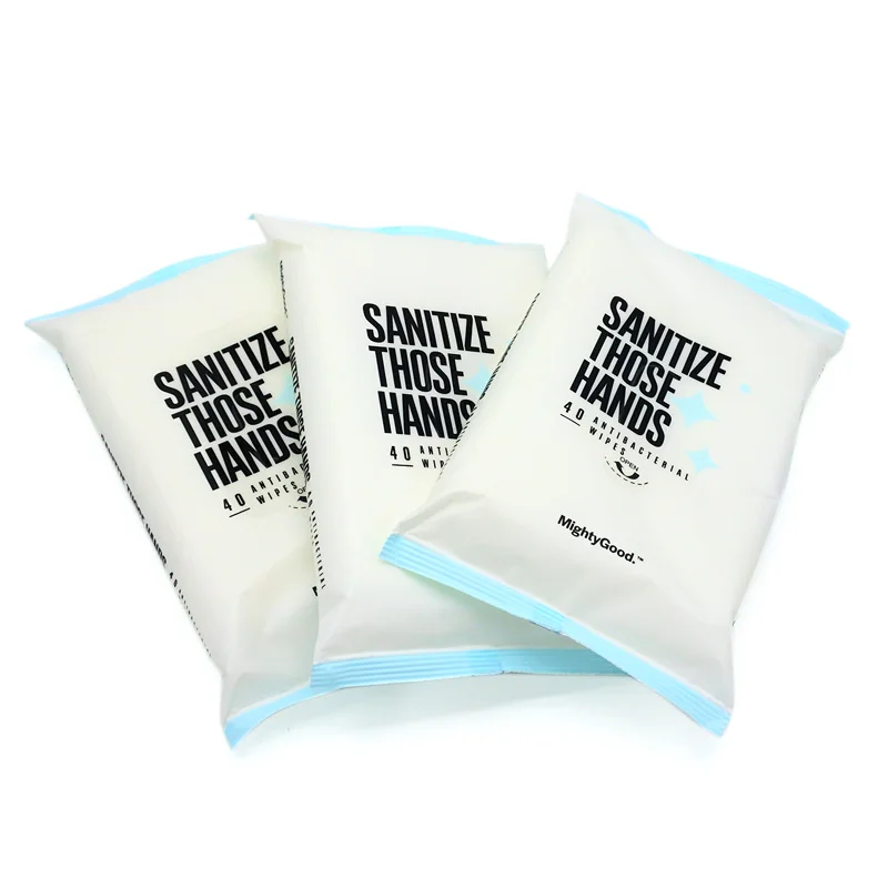 

Hot selling free sample antibacterial wet wipes Custom disinfecting cleaning wipes hand and surface sanitizing wipes