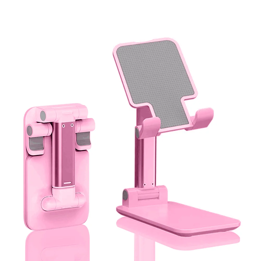 

Leyi Hot Selling Mobile Phone Stand Luxury Aluminum ABS Adjustable Stretchable Broadcast Mobile Phone Desk Stand holder, Three kinds