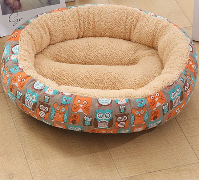 

Warm Pet Bed Dog Mat Floral Cat Bed OEM Comfortable Dog Bed Washable Pet Accessories