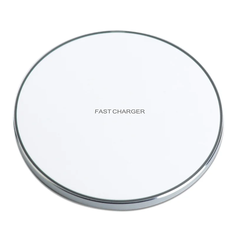 
Wholesale 10W Universal QI Round Fast Charger Mobile Phone Wireless Charger Pad For Iphone/For Samsung 