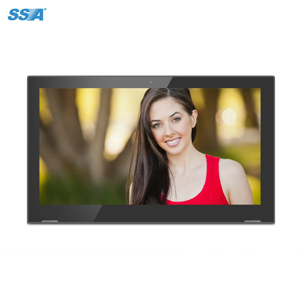 

15.6 inch 1920x1080 Resolution Capacitive Touch Android AIO Wall Mounted Digital Signage Advertising Player