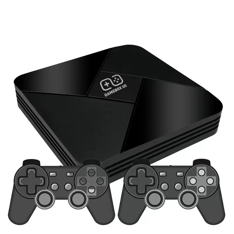 

NEW Game Playing Box With Dual system Quad Core HD MINI PC More than 10000 Games Android TV GAMEBOX G5, Black