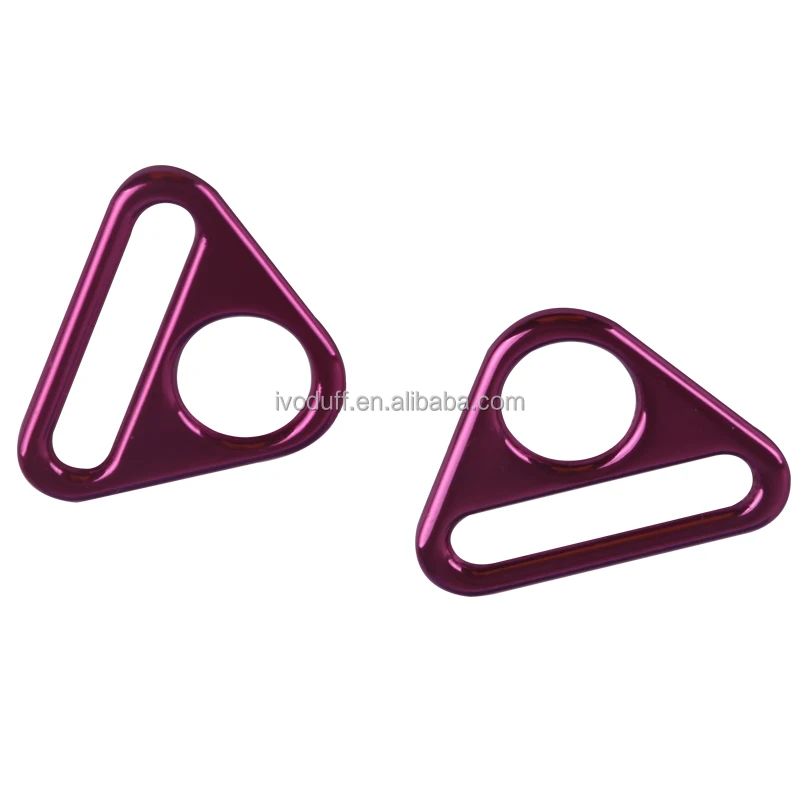 

Triangle Buckle Ring Buckle Metal Triangle Ring Buckle in Stock, Pink