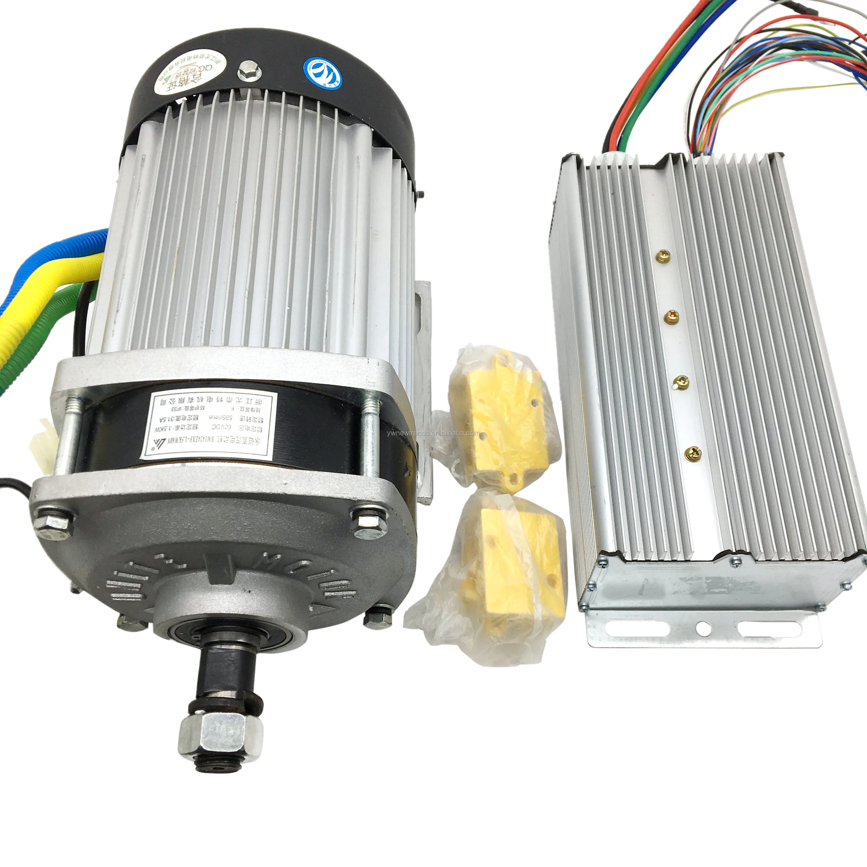 Bm1412zxf 1200 W 48v 60v 72v Dc Brushless Motor Kit For Electric Go