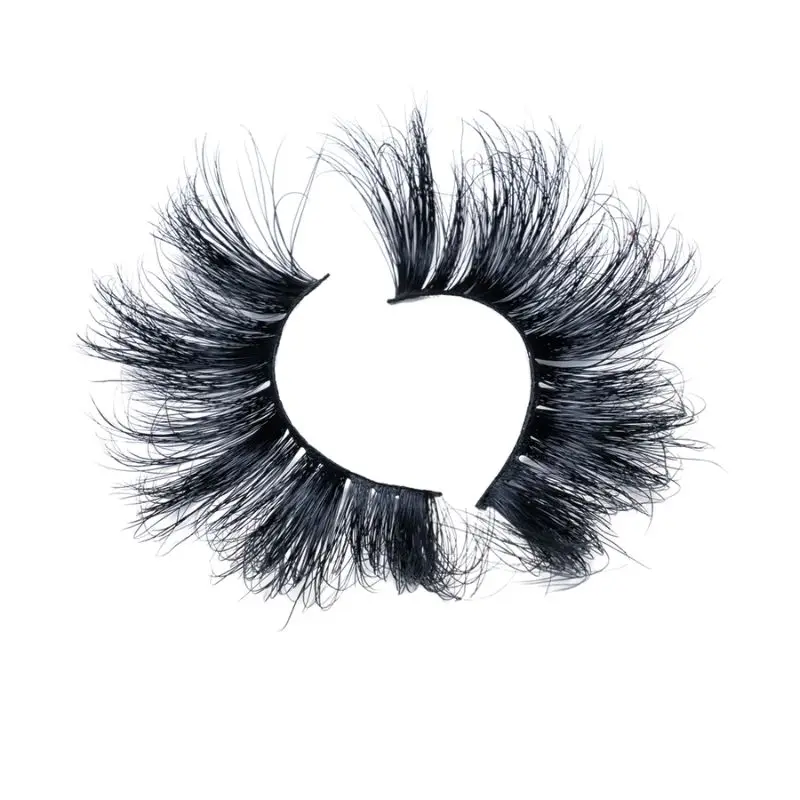 

2021 hot sale 100% handmade false eyelash 5d strip mink lashes, Picture shows