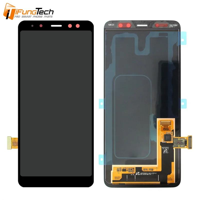 

New OLED For Samsung A8 2018 Touch screen Digitizer Assembly For Samsung Galaxy A8 2018 A530 LCD Display, Black