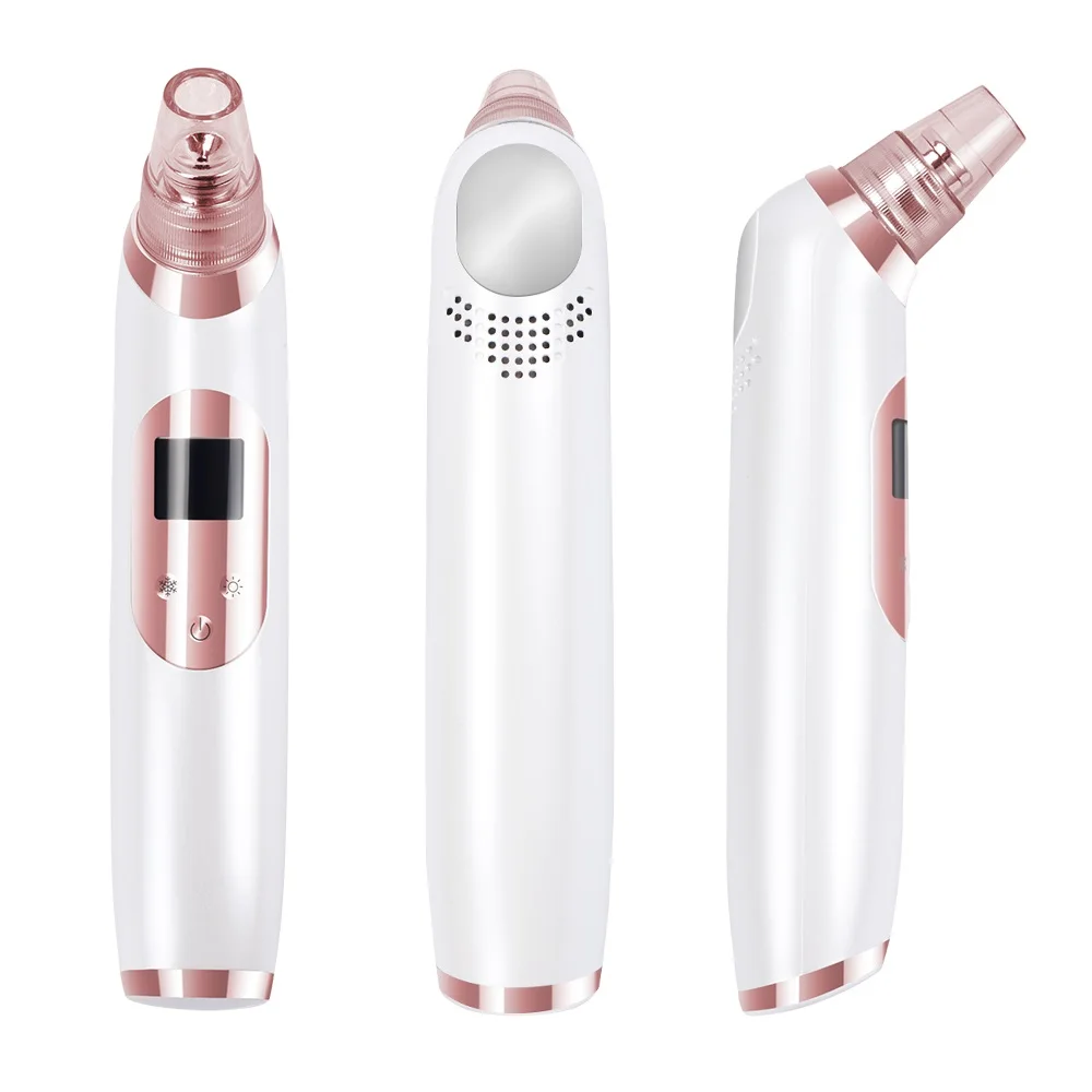 

Electric blackhead removal remove acne equipment Hot cold blackhead meter, Rose/blue