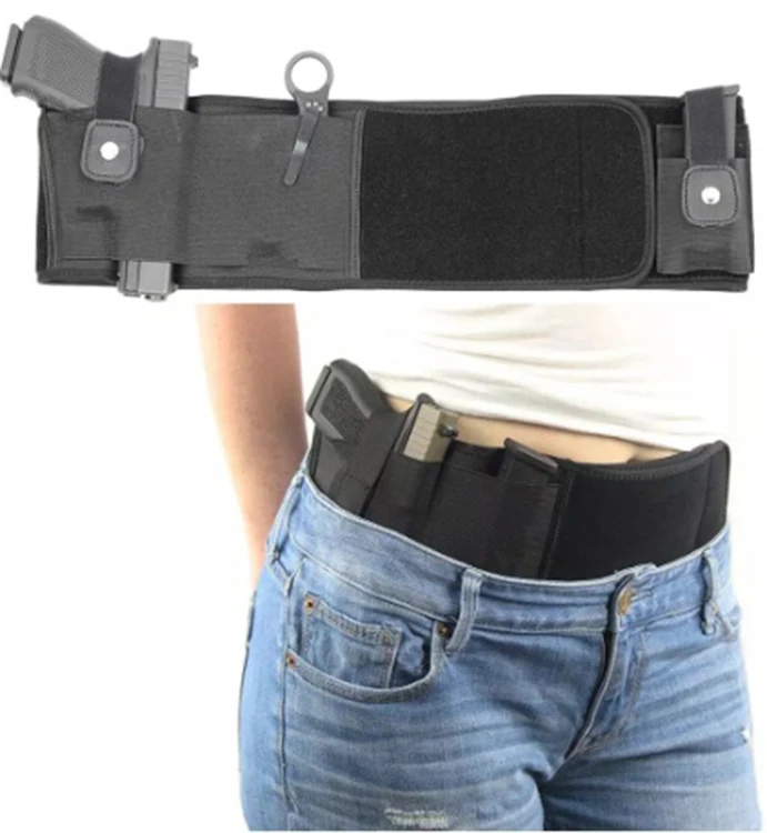 
One Size Fits Up To Tactical Belly Gun Holster Custume For Women 