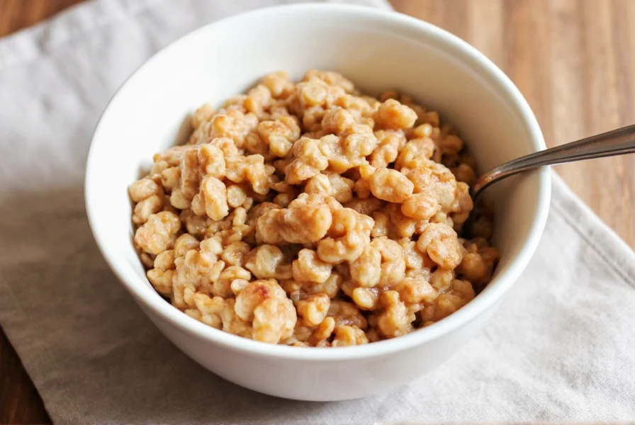 Variety of cinnamon roll oatmeal toppings including nuts, fruits, and drizzles