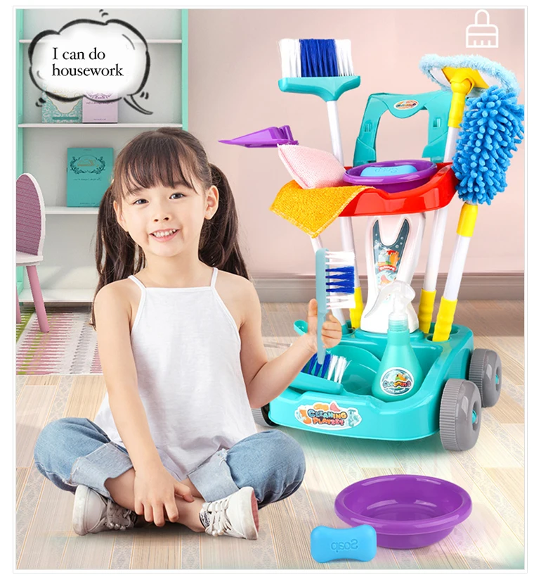 Sanitary Children Pretend Play Kids Cart Toy Kids Cleaning Toy Buy