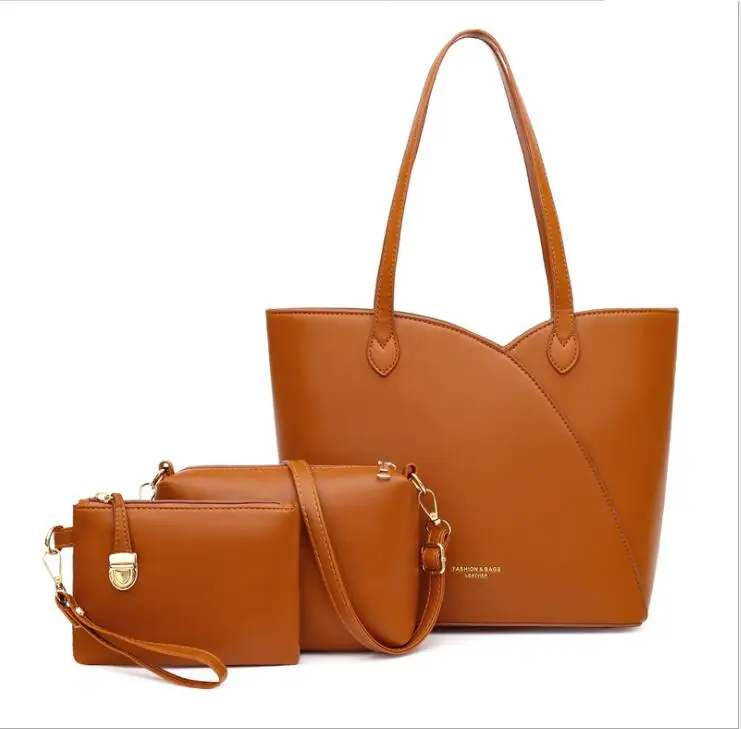 

2021 hot sell new arrival luxury High quality handbag wholesale lady handbag women tote bags handbag 3pcs set