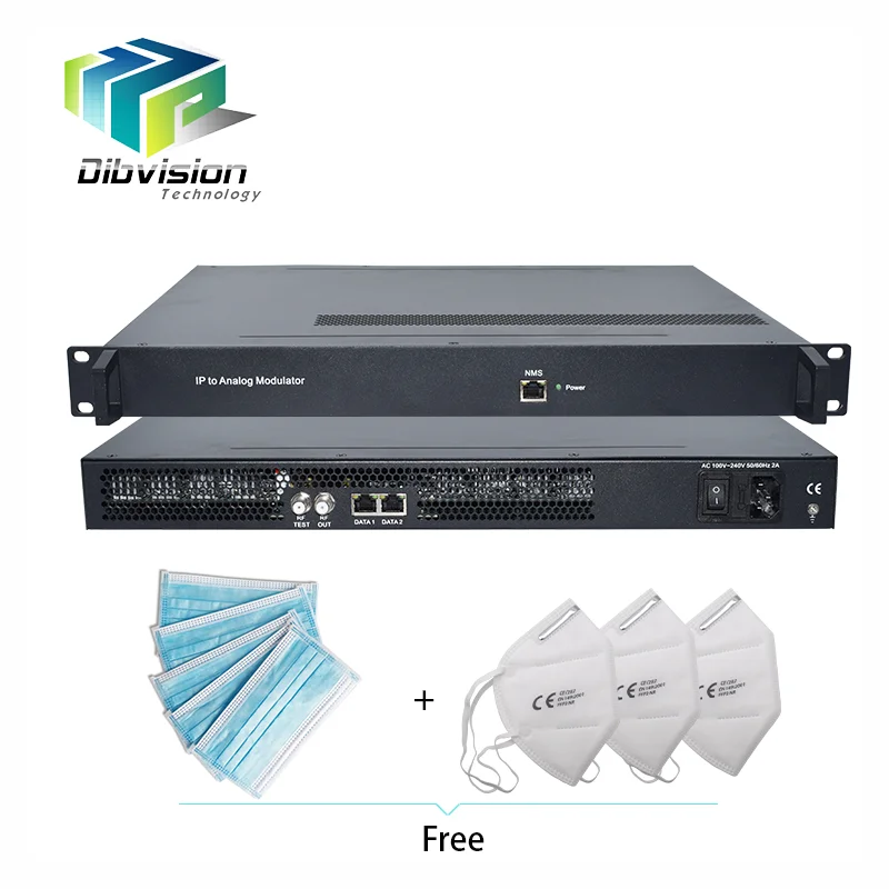 

digital ip to analog modulator ntsc with 32 rf carriers output