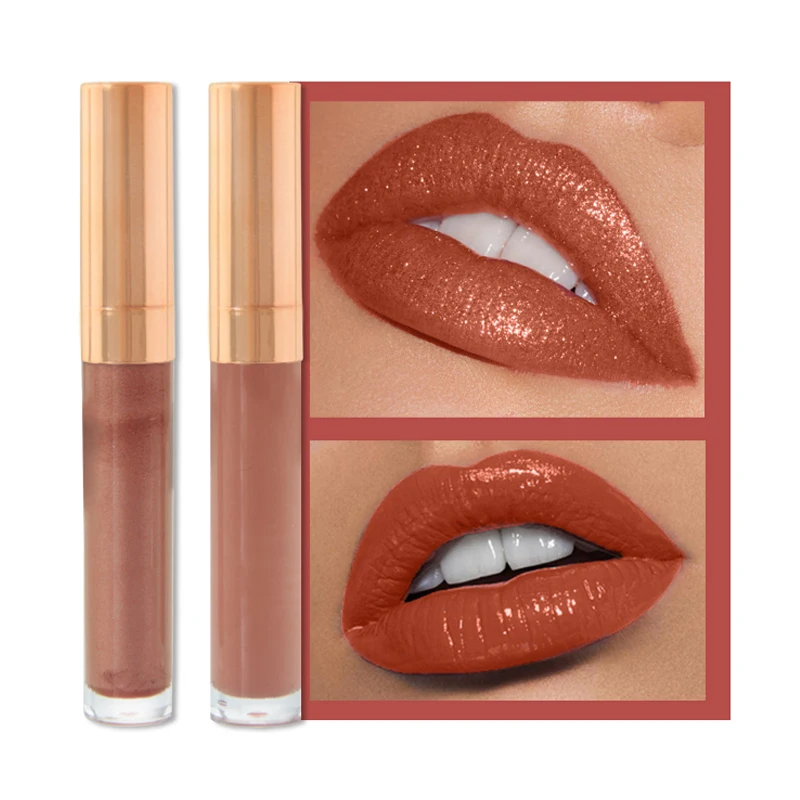 Glitter Custom Holographic Lipgloss Glossy Lipgloss Vendor Make Your Own Lip Gloss Private Label