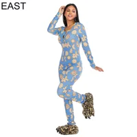 

2019 Latest Design Custom Long Sleeve Women Jumpsuit Wholesale onesie