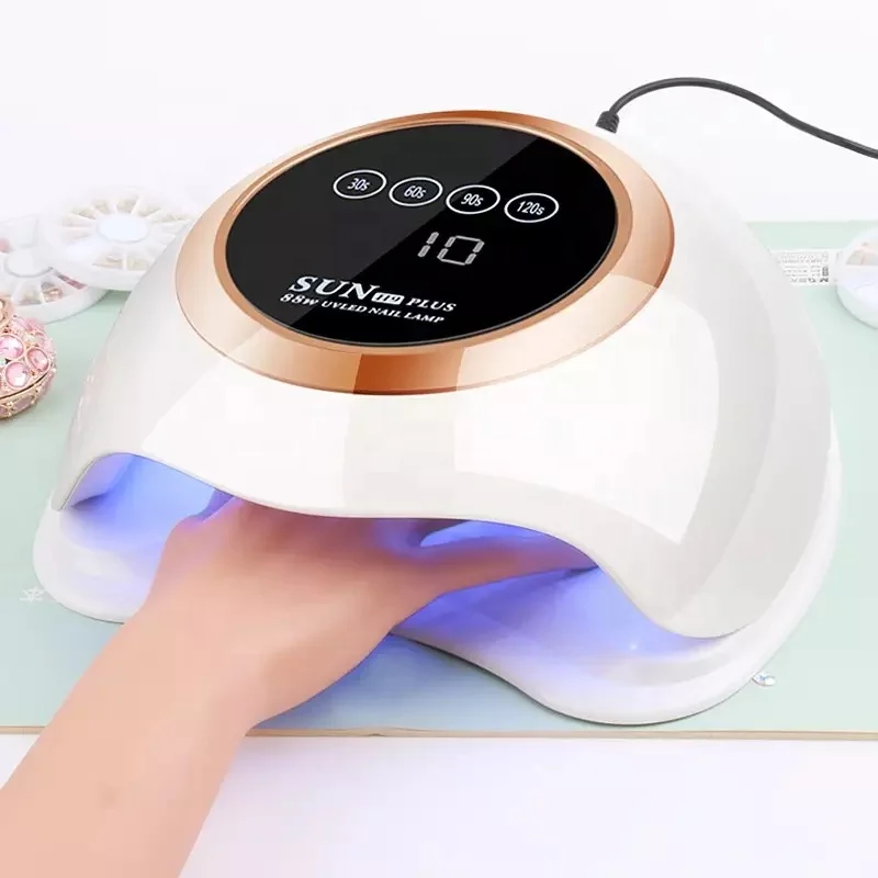 

UV Lamp Nail 88W Nail Dryer 10s Fast Dry Gel Light LED UV Lamps For Gel Lamp With Digital Display & Smart Sensor Nail Tools